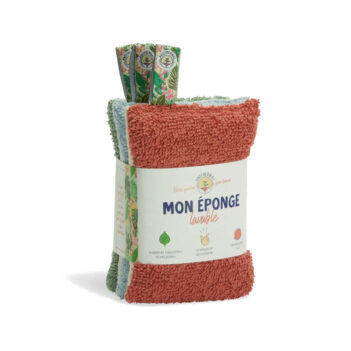 eponges lavables lot de 3 tissu anotherway