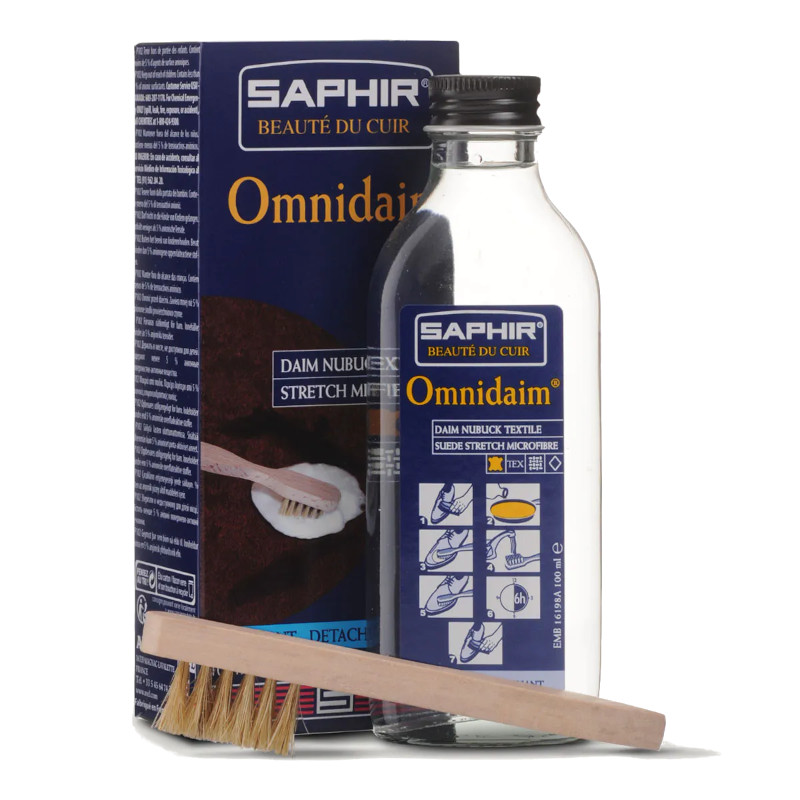 Omnidaim® nettoyant daim et cuirs veloutés de Saphir