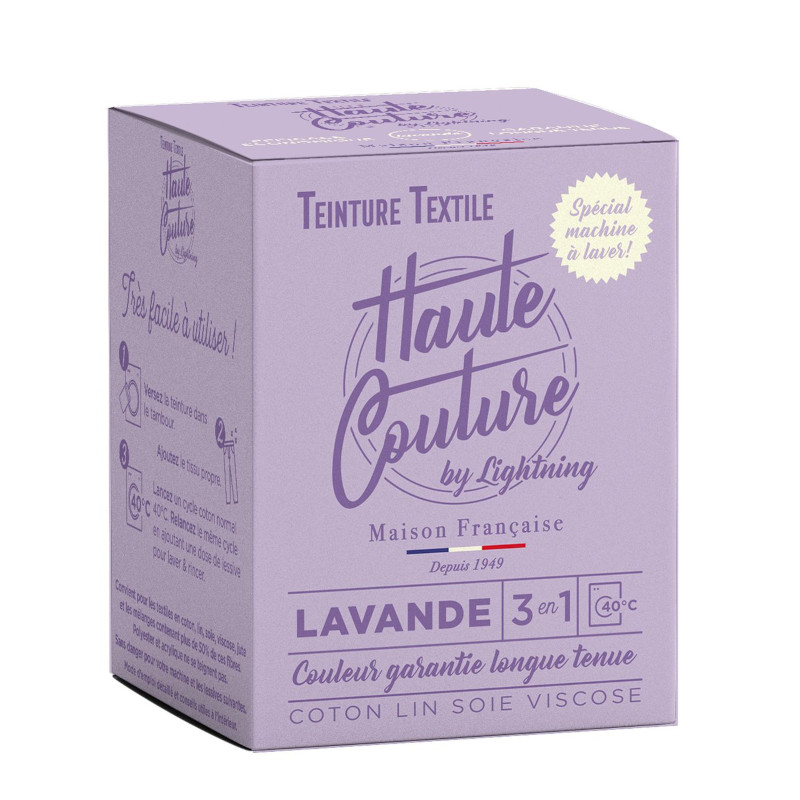 Lavande - Teinture textile Haute Couture - Calissone
