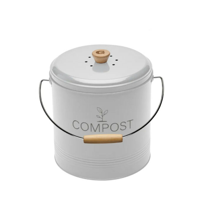 petit seau à compost cuisine métal guillouard