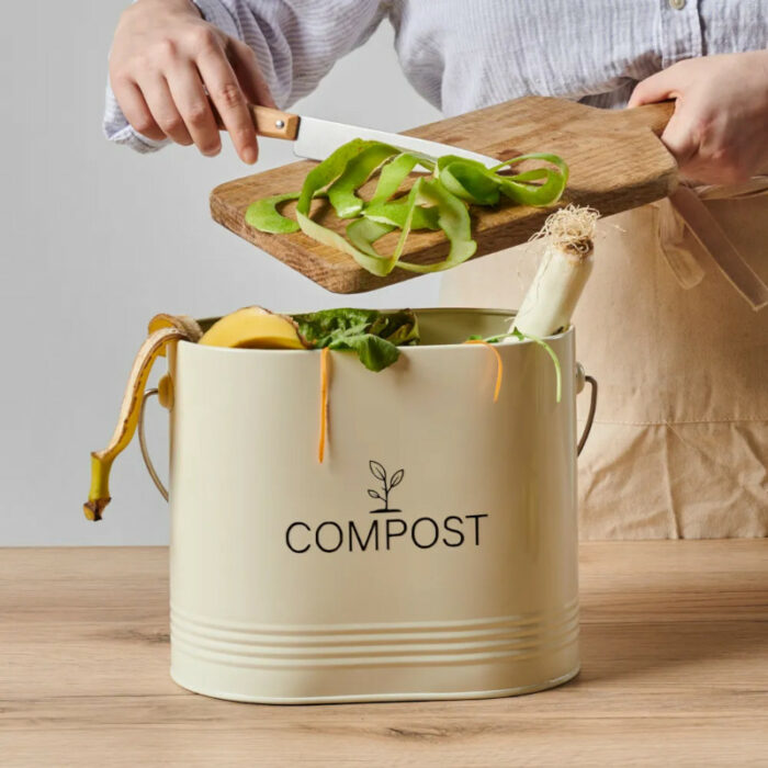 seau à compost en métal fabriqué en français guillouard