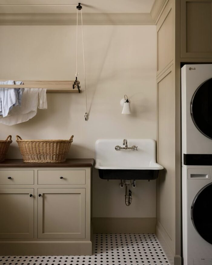 Étendoir à linge suspendu - noir – Image 3