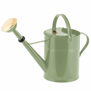 arrosoir en acier galvanisé et laiton 5l vert clair plint