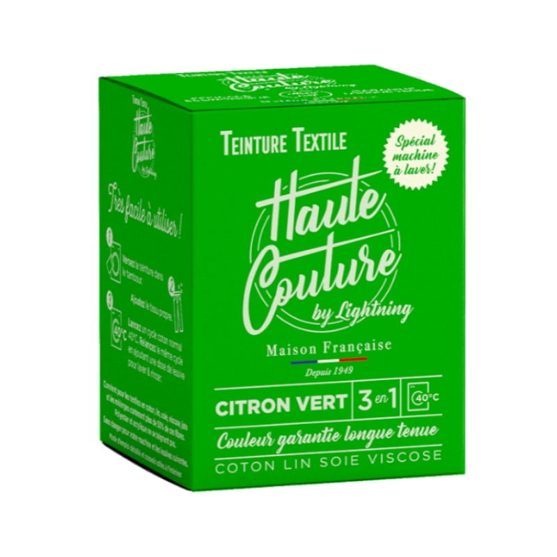 teinture vert citron en poudre haute couture