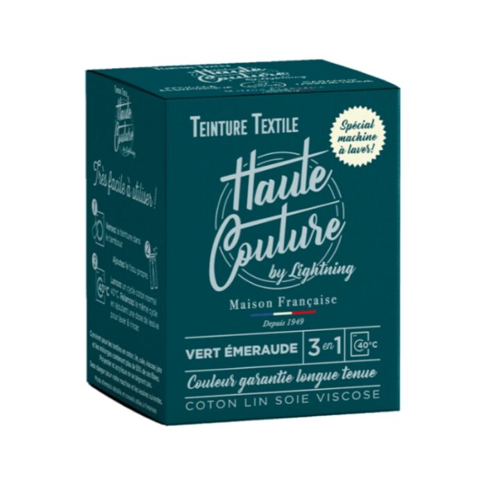 teinture vert émeraude en poudre haute couture