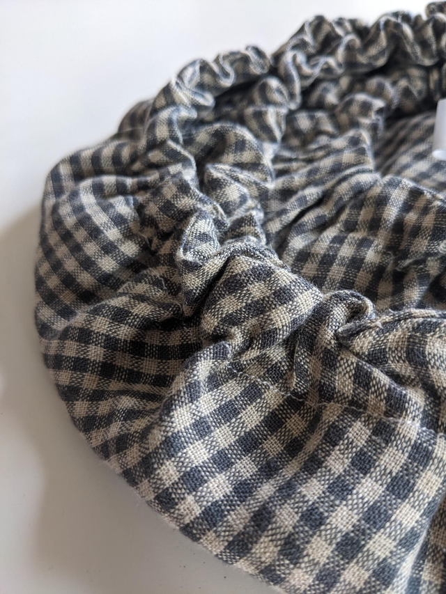 charlotte couvre-plat de cuisine en tissu à carreaux