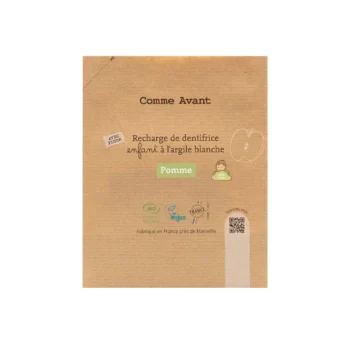 recharge papier dentifrice bio gout pomme enfant comme avant