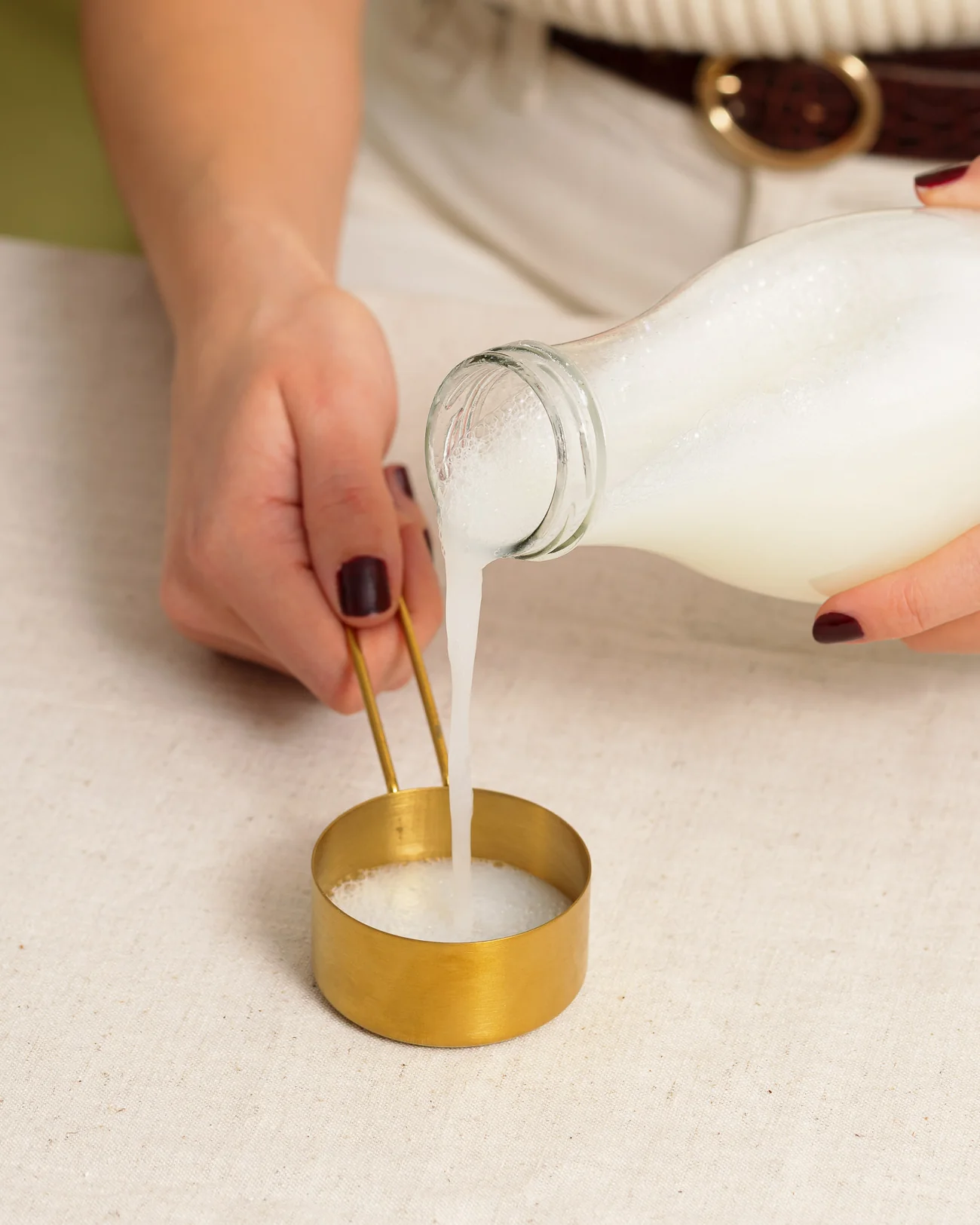 doseur à lessive doré les alchimistes