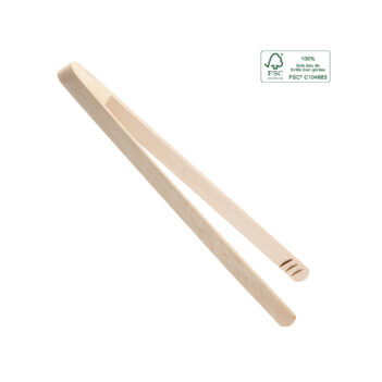 Pratique et esthétique, cette pince à toast est fabriquée en bois de hêtre non huilé dans un petit atelier européen. Bois issu de forêts gérées de manière responsable.