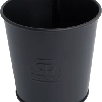 gobelet en métal noir redecker