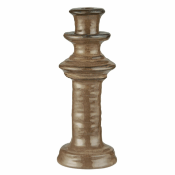 bougeoir milan en céramique marron ib laursen