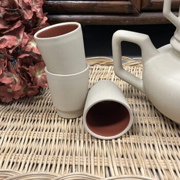 gobelet tasse à café en grès terracotta manufacture de digoin