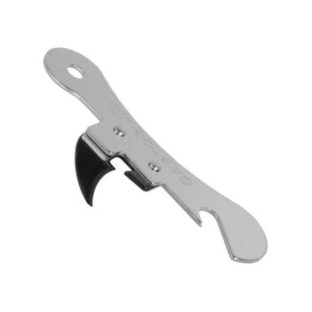 Ouvre-boîte en inox avec lame Metaltex