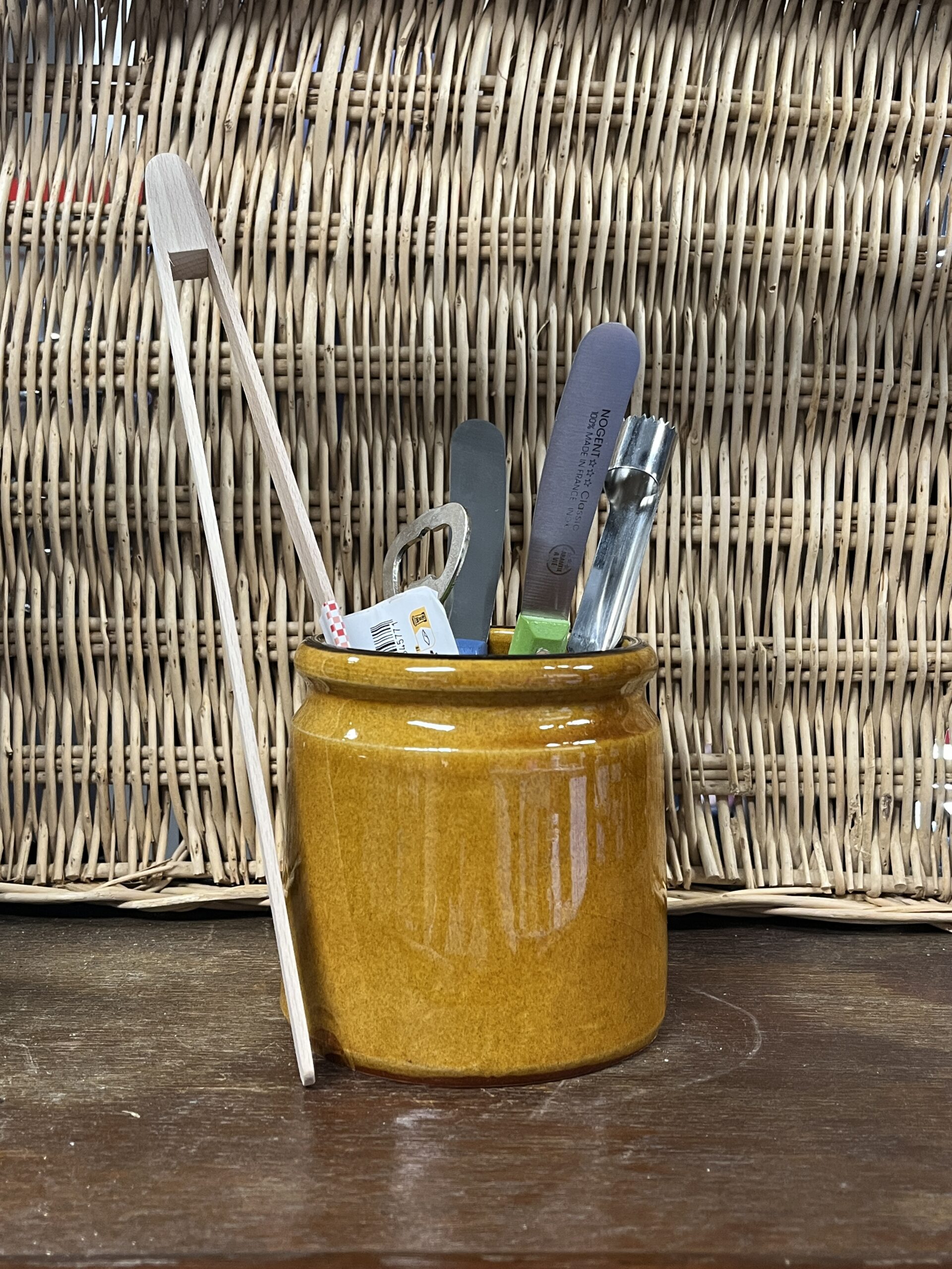 Pot en céramique fait main - miel – Image 4