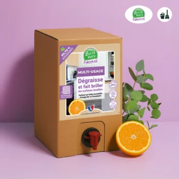 Nettoyant multi-usages dégraissant Bulle verte format cubis 10L