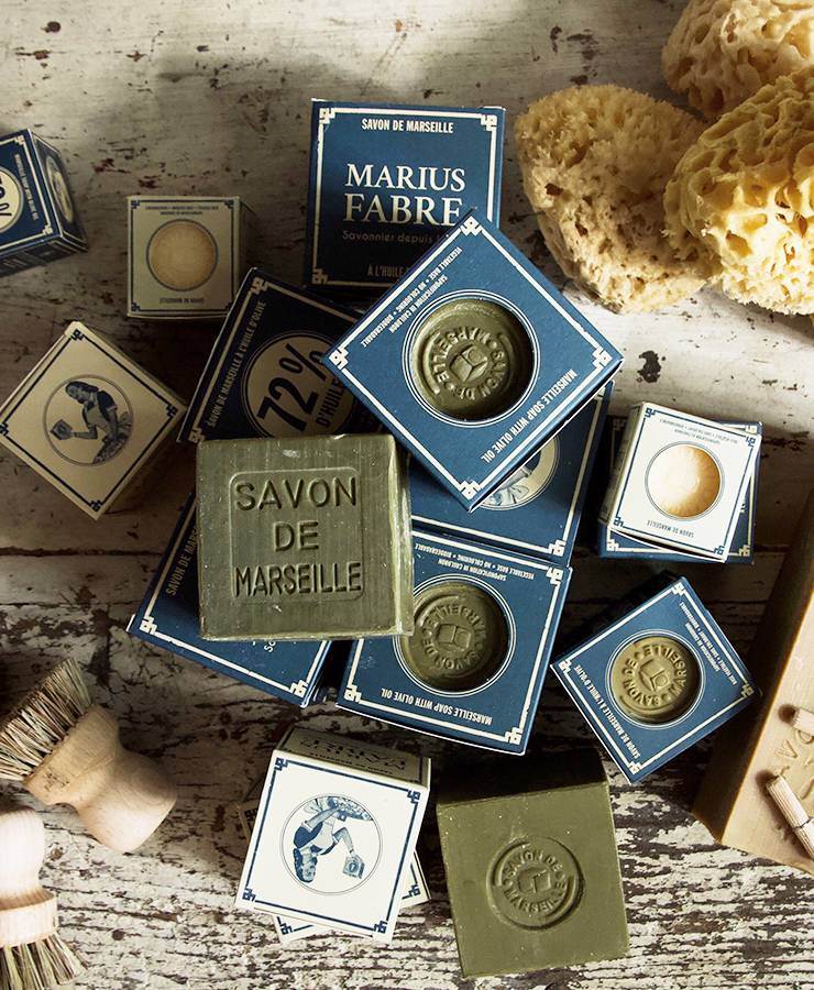 Cube Savon de Marseille Marius Fabre 100g à l'huile d'olive